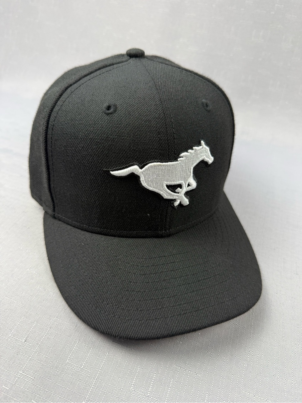 Calgary Stampeders New Era 59FIFTY Fitted Hat‎ Black White Size 7 3/8 Licensed